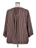 NYDJ 100% Polyester Brown 3/4 Sleeve Blouse Size 2X - photo 2