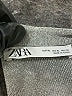 Zara Metallic Silver Short Sleeve Top Size XL - photo 7