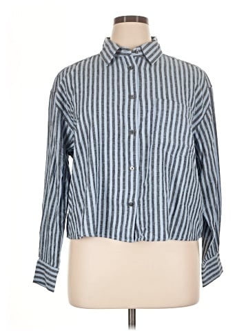 Banana Republic Factory Store Long Sleeve Button-Down Shirt (view 1)