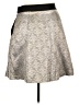 Narciso Rodriguez Chevron-herringbone Silver Casual Skirt Size 14 - photo 2