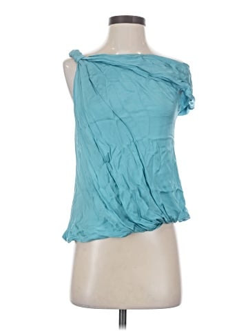 Bebe Sleeveless Silk Top (view 1)