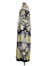 Magic Paisley Silver Yellow Cocktail Dress Size L - photo 5
