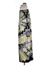 Magic Paisley Silver Yellow Cocktail Dress Size L - photo 4