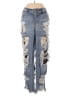 Cello Jeans 100% Cotton Graphic Blue Jeans Size 9 - photo 1