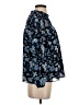 J.Crew 100% Polyester Blue Long Sleeve Blouse Size S - photo 4
