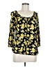 MICHAEL Michael Kors Yellow 3/4 Sleeve Blouse Size M - photo 1