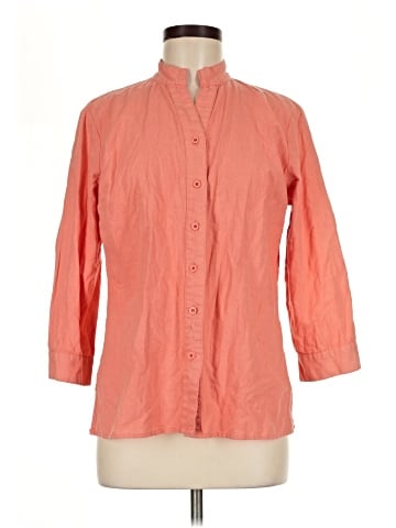 E.col.o.gie 3/4 Sleeve Button-Down Shirt (view 1)