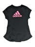Adidas 100% Polyester Black Active T-Shirt Size 3T - photo 1