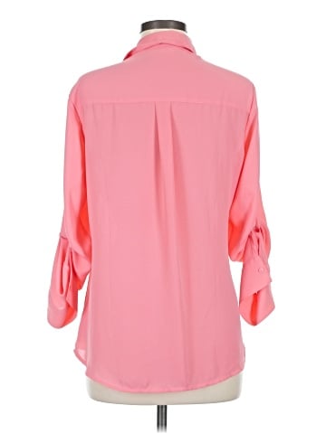 Express 3/4 Sleeve Button-Down Shirt (view 2)