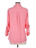 Express Pink 3/4 Sleeve Button-Down Shirt Size M - photo 2