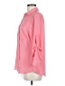 Express Pink 3/4 Sleeve Button-Down Shirt Size M - photo 5