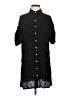 Pampelone 100% Rayon Black 3/4 Sleeve Button-Down Shirt Size S - photo 1