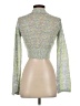 Zara Metallic Green Cardigan Size S - photo 2