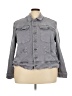 Meri Skye Gray Denim Jacket Size 4X - photo 1