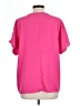 Shein 100% Polyester Pink Short Sleeve Blouse Size 12 - photo 2
