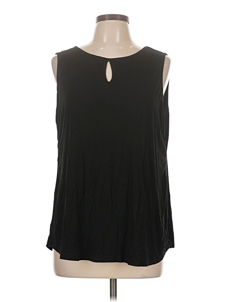 Pre-owned Bloomchic Sleeveless Blouse In Black