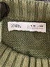 Zara 100% Cotton Solid Green Pullover Sweater Size 9 - 10 - photo 3