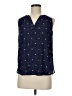 41Hawthorn 100% Polyester Polka Dots Blue Sleeveless Blouse Size M - photo 1