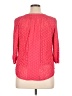 Daniel Rainn Pink 3/4 Sleeve Blouse Size XL - photo 2