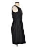 H&M Solid Black Casual Dress Size 4 - photo 4