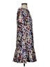 Alton Gray 100% Polyester Print Blue Casual Dress Size 4 - photo 4