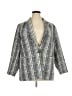 Nine West Checkered-gingham Gray Blazer Size XXL - photo 1