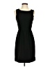 J.Crew 100% Polyester Solid Black Casual Dress Size 00 - photo 1