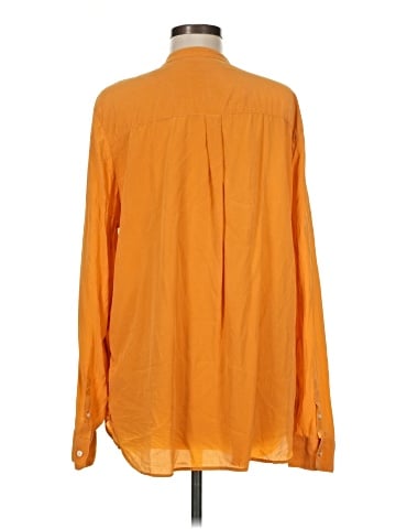 Banana Republic Long Sleeve Silk Top (view 2)