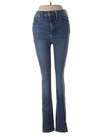 Madewell Tall 10" High-Rise Skinny Jeans in Wendover Wash: TENCEL&trade; Denim Edition (view 1)