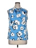 Liz Claiborne Blue Sleeveless Blouse Size XL - photo 1