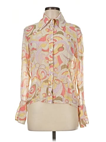 Green Tea Long Sleeve Blouse (view 1)