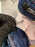 Express Hearts Blue Jeans Size M - photo 8