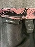 Express 100% Polyester Floral Purple Casual Skirt Size L - photo 4
