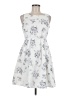 Assorted Brands Floral White Cocktail Dress Size M - photo 1