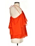 backSTAGE 100% Silk Orange Sleeveless Silk Top Size S - photo 4