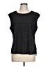 Covington 100% Polyester Black Sleeveless Blouse Size L - photo 1