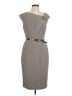 Jones Studio Houndstooth Gray Cocktail Dress Size 10 - photo 1