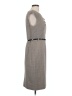 Jones Studio Houndstooth Gray Cocktail Dress Size 10 - photo 4