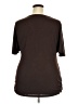 Evolution Brown Short Sleeve Top Size 2X - photo 2