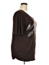 Evolution Brown Short Sleeve Top Size 2X - photo 4