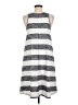 Gap Stripes Gray Casual Dress Size M - photo 2