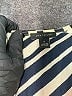Ann Taylor 100% Polyester Stripes Silver Jumpsuit Size 12 - photo 4
