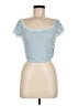 Shein Blue Short Sleeve Top Size M - photo 1