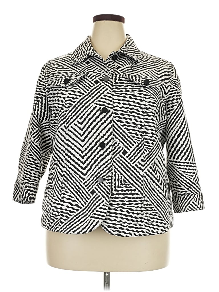 Pre-owned Ruby Rd. Jacket In Silver