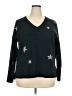 Knox Rose Stars Teal Pullover Sweater Size XXL - photo 1