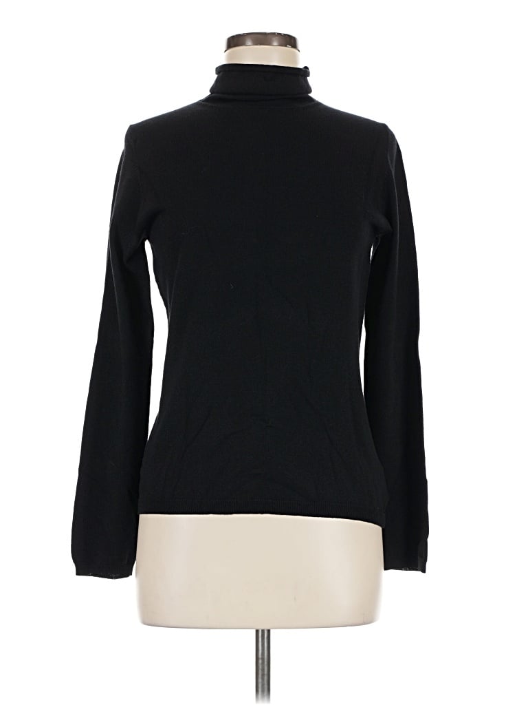 Pre-owned Eddie Bauer Turtleneck Sweater In Black