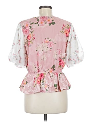 Hemant & Nandita Short Sleeve Blouse (view 2)