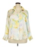 Zara 100% Polyester Floral Ivory 3/4 Sleeve Blouse Size XXL - photo 1