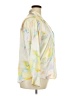 Zara 100% Polyester Floral Ivory 3/4 Sleeve Blouse Size XXL - photo 4