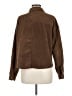 Shein 100% Polyester Brown Long Sleeve Button-Down Shirt Size 6 - photo 2